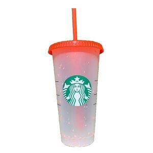 Orange Starbucks Orange Party Tumbler